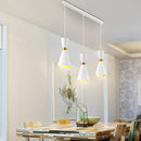 Lustre moderne LED en forme d'horloge métallique Gadea