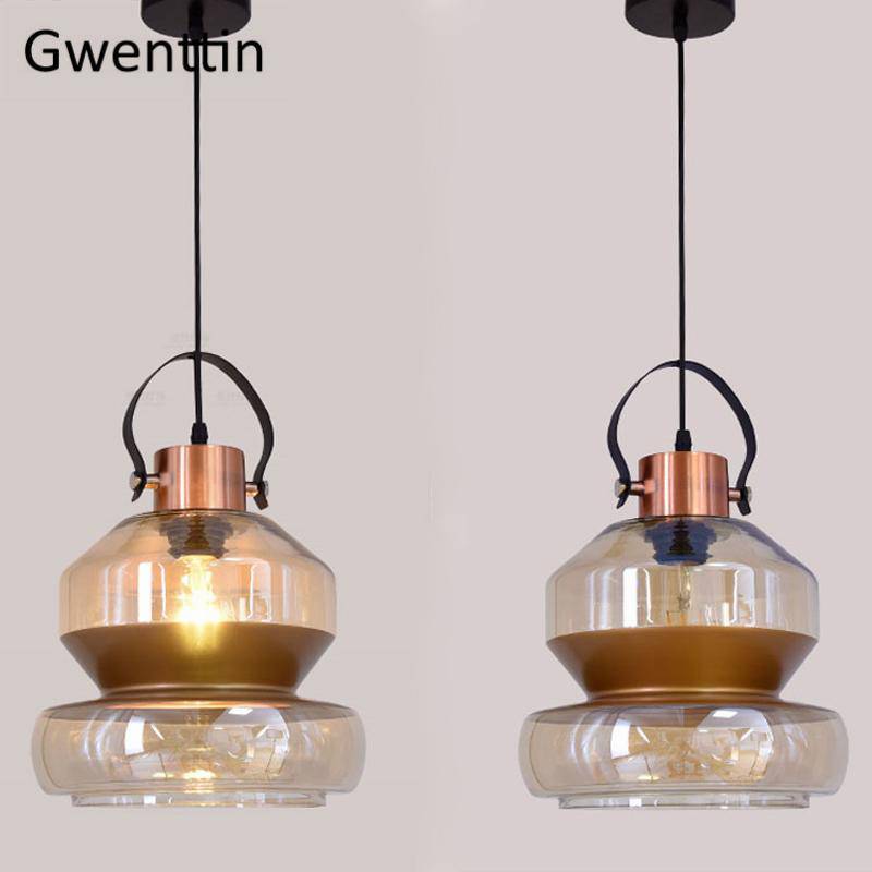 Suspension LED design formes en verre industriel - vue 11 sur 12