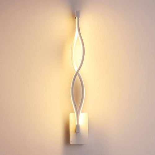 Applique murale design LED avec courbes en métal Sconce - vue 6 sur 6