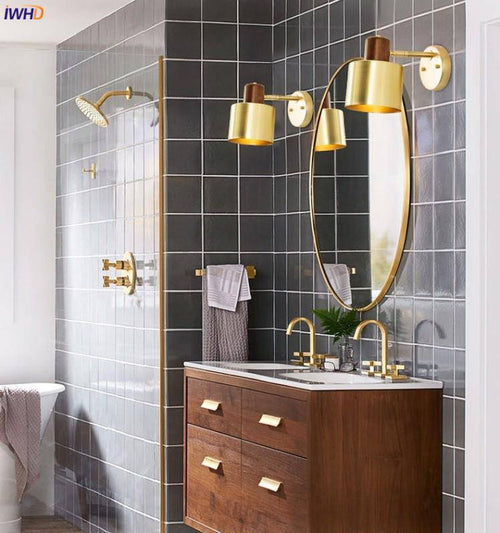 Applique murale LED en métal doré orientable - vue 3 sur 10
