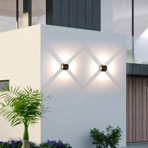 Applique murale design LED circulaire d'extérieur Sammyjo - vue 3 sur 8