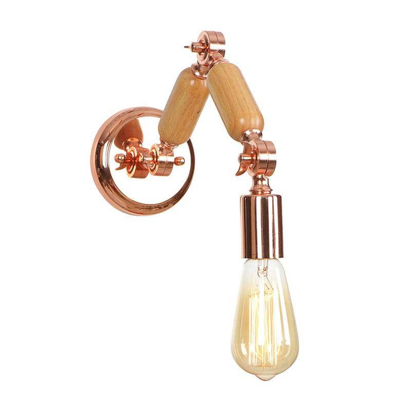 Applique murale design bras articulé rose gold Aisle - vue 7 sur 12