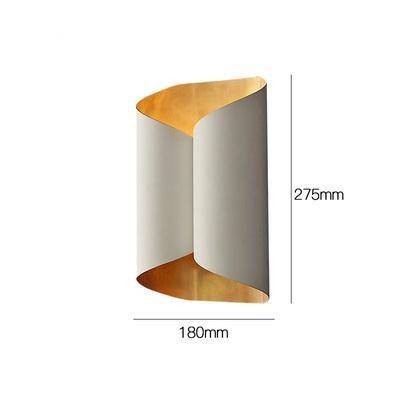 Applique murale design LED en métal style tuile dorée Sofa - vue 5 sur 7