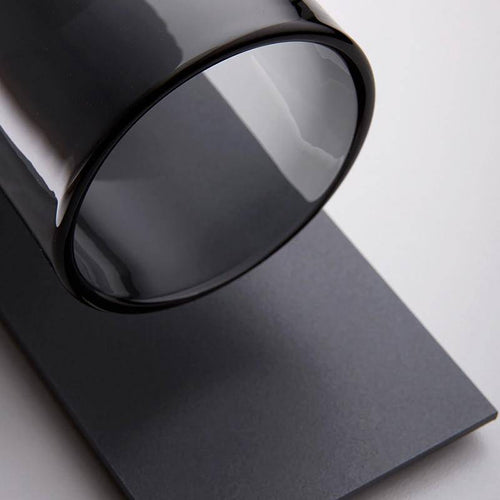 Suspension design tube arrondi en verre fumé - vue 9 sur 9