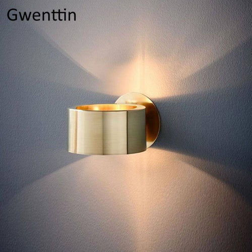 Applique murale LED design anneau doré - vue 6 sur 5