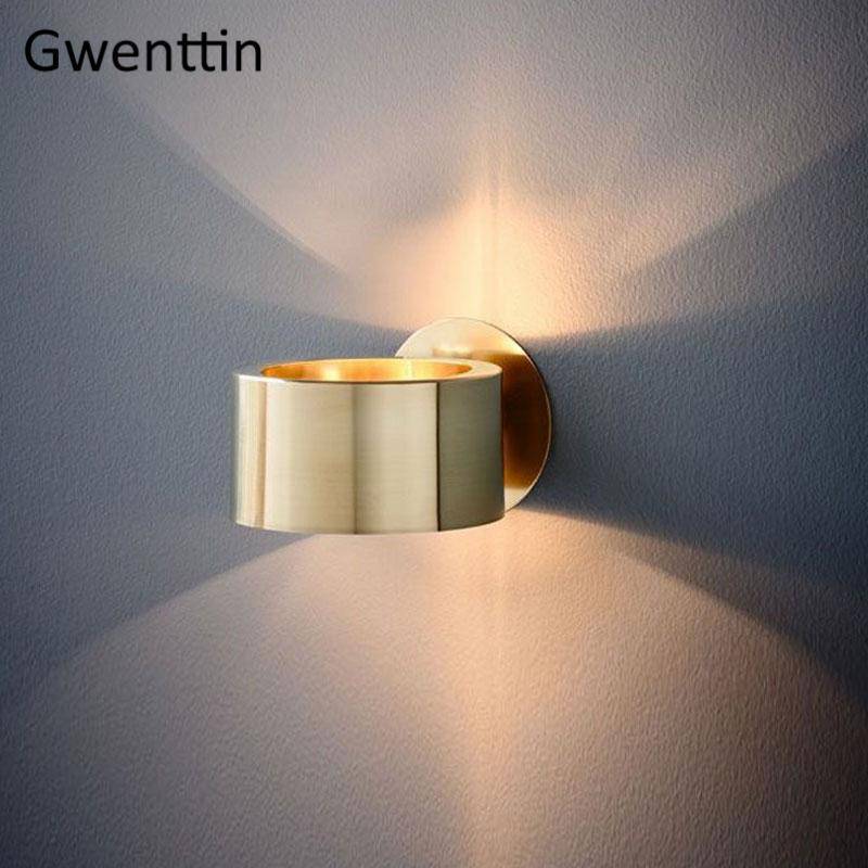 Applique murale LED design anneau doré - vue 5 sur 5