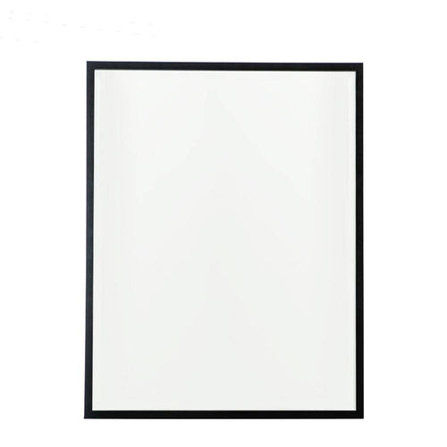 Miroir mural rectangulaire avec cadre noir fin Basin - vue 7 sur 7