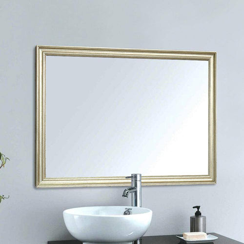 Miroir mural rectangulaire avec cadre en métal Narrow - vue 2 sur 6
