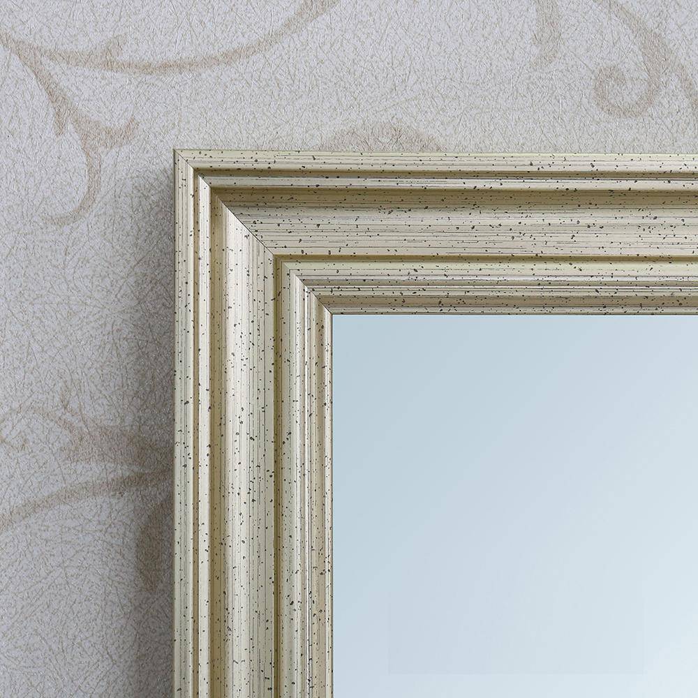 Miroir mural rectangulaire avec cadre en métal Narrow - vue 3 sur 6