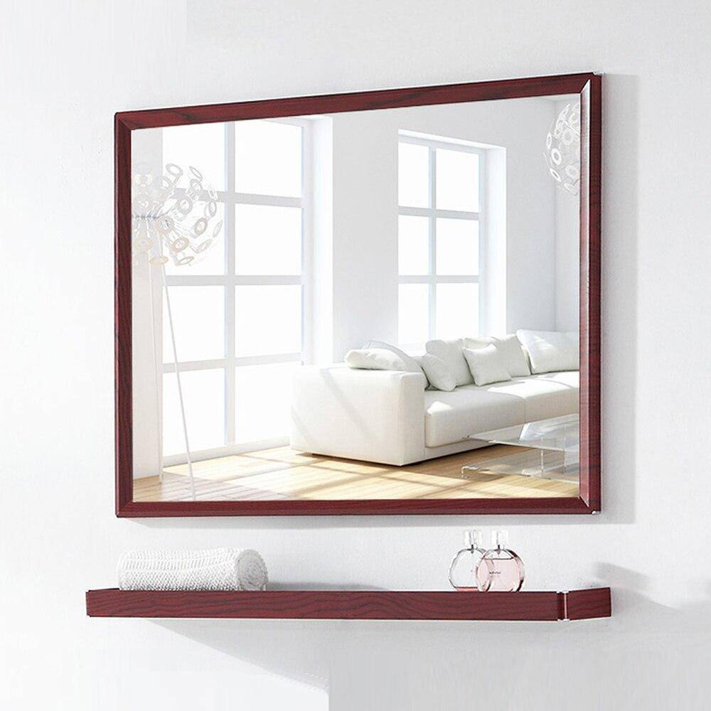 Miroir mural rectangulaire en aluminium Shelf - vue 8 sur 16