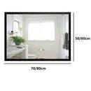 Miroir mural rectangulaire avec cadre Cosmetic