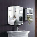 Miroir mural rectangulaire arrondi Living
