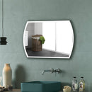Miroir mural rectangulaire arrondi Living