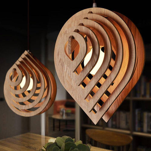 Suspension 3D en bois Nordic - vue 2 sur 4