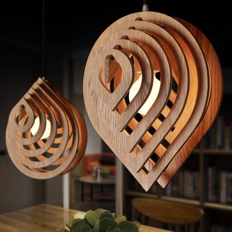 Suspension 3D en bois Nordic - vue 2 sur 4