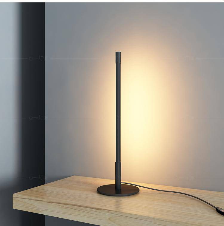 Lampe à poser rube LED noir - vue 3 sur 7