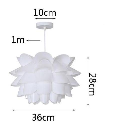 Suspension LED fleur blanche Room - vue 5 sur 5