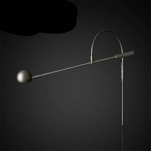 Applique murale design à LED dorée et tige métal arrondie Shake - vue 5 sur 7