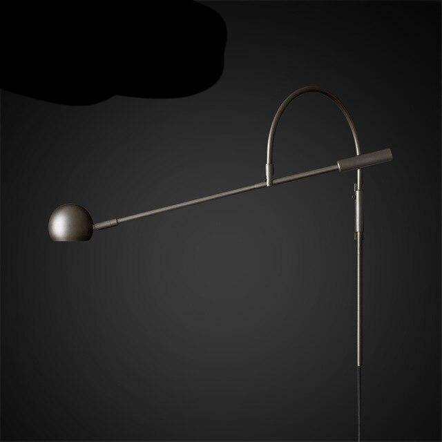 Applique murale design à LED dorée et tige métal arrondie Shake - vue 4 sur 7