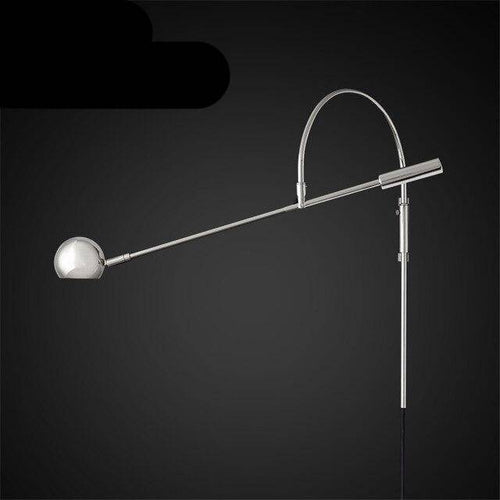 Applique murale design à LED dorée et tige métal arrondie Shake - vue 8 sur 7