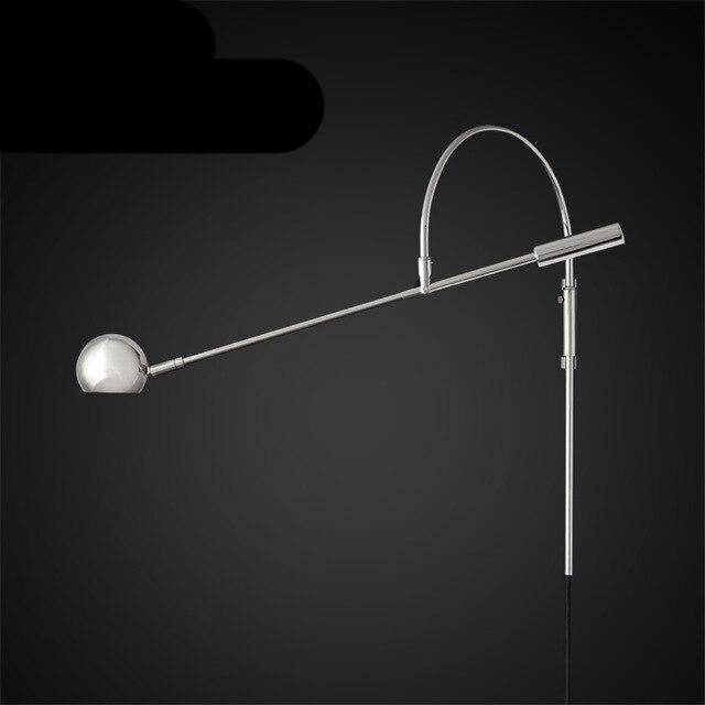 Applique murale design à LED dorée et tige métal arrondie Shake - vue 7 sur 7