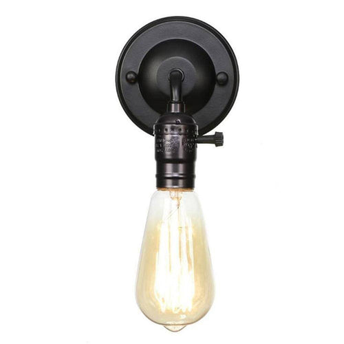 Applique murale industriel LED style ampoule Edison - vue 3 sur 4