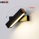 Applique murale design LED rectangles en aluminium ajustable Square