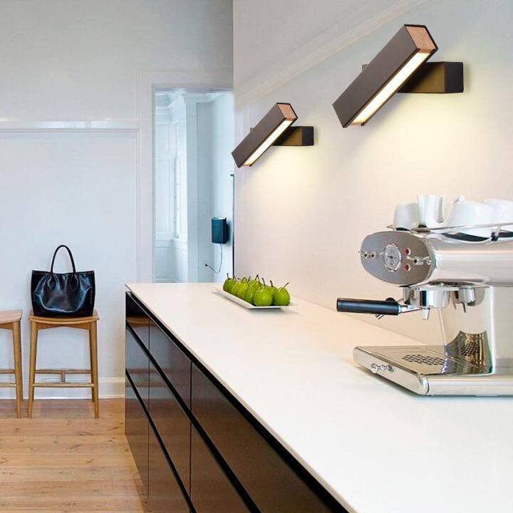 Applique murale design LED rectangles en aluminium ajustable Square - vue 4 sur 6