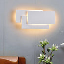 Applique murale LED rectangles en aluminium Painted