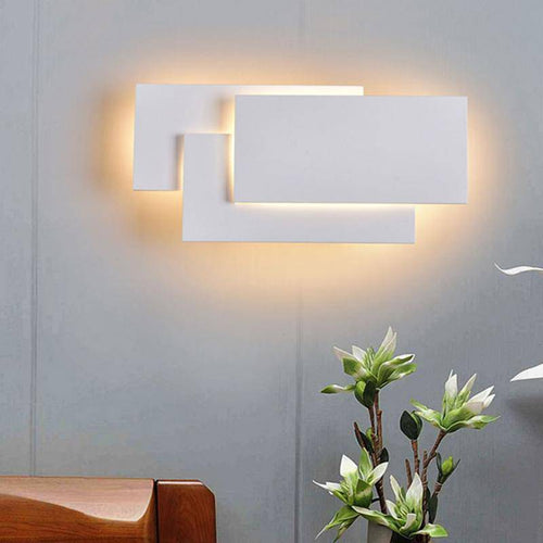 Applique murale LED rectangles en aluminium Painted - vue 2 sur 9