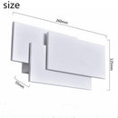Applique murale LED rectangles en aluminium Painted
