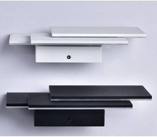 Applique murale LED rectangles en aluminium Painted - vue 5 sur 9
