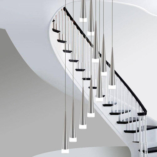 Suspension design long cone à LED Tube - vue 4 sur 5