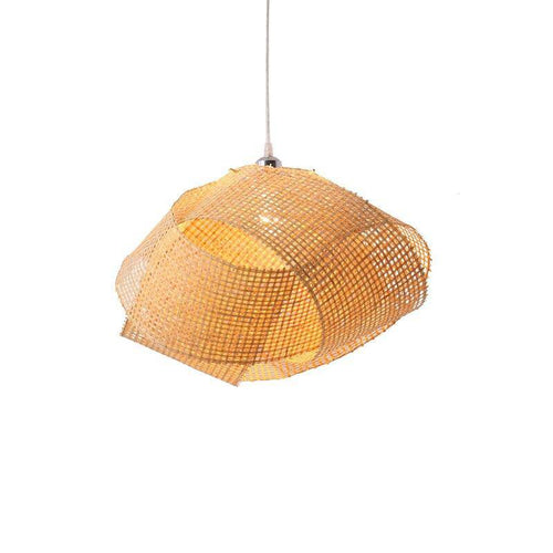 Lustre design nuage entrelacée en bambou Tatami - vue 3 sur 3