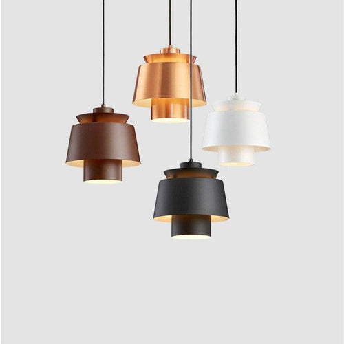 Suspension design à LED en métal coloré Bar - vue 4 sur 11