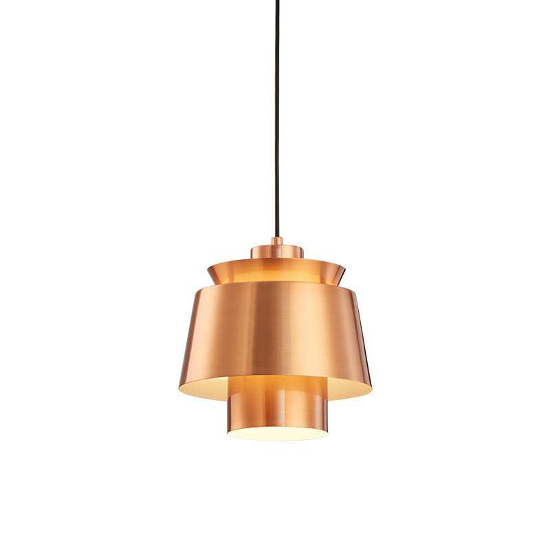 Suspension design à LED en métal coloré Bar - vue 9 sur 11