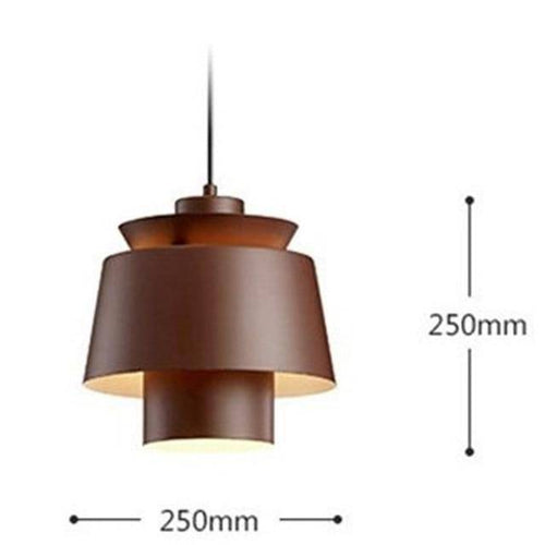 Suspension design à LED en métal coloré Bar - vue 6 sur 11