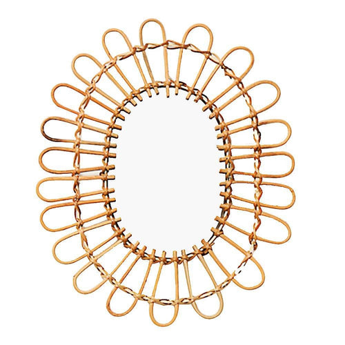 Miroir murale décoratif arrondi style Sun Décor - vue 7 sur 7