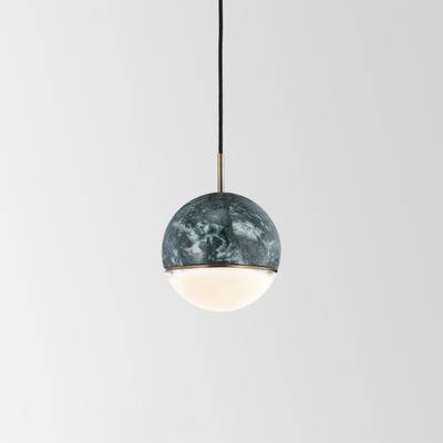 Suspension design LED boule style marbre coloré Art - vue 5 sur 10