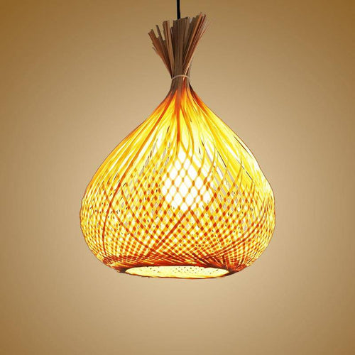Suspension fiole ficelée en bambou Creative - vue 4 sur 7