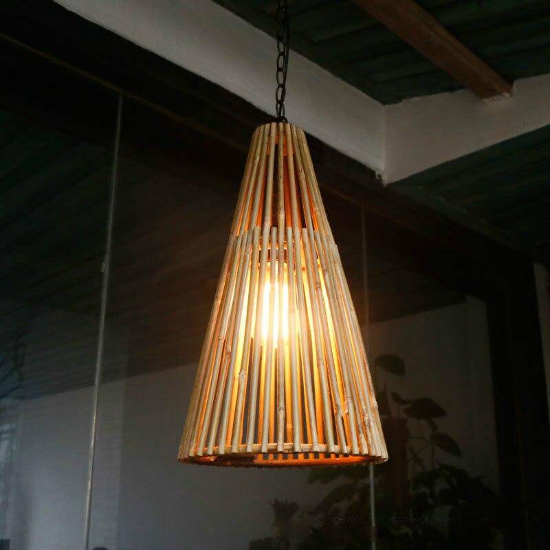 Suspension conique en bambou Asia - vue 4 sur 5
