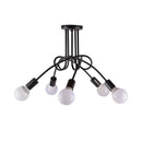 Plafonnier design LED en métal avec plusieurs points lumineux