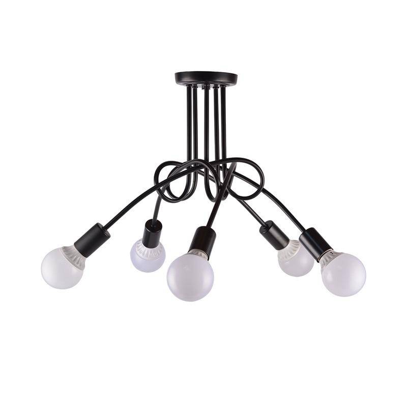 Plafonnier design LED en métal avec plusieurs points lumineux - vue 4 sur 5