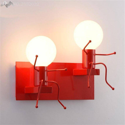 Applique design en forme de bonhomme 3D (plusieurs couleurs) - vue 5 sur 9