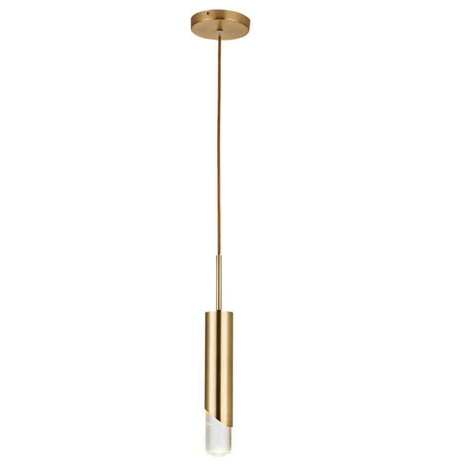 Suspension design LED avec cylindre en métal style Luxury - vue 10 sur 10