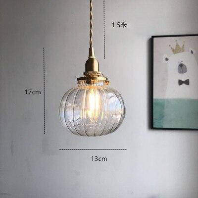 Suspension design LED en verre coloré style Jiamen - vue 4 sur 6