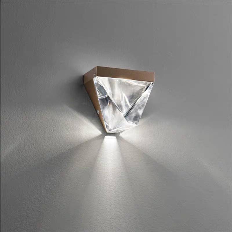 Applique murale design à LED en verre cristal Momna - vue 4 sur 4