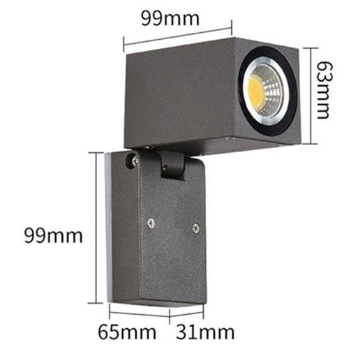Applique murale avec spot cubique orientable Simple - vue 6 sur 6