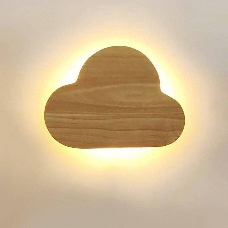 Applique murale en bois en forme de nuage Cloud - vue 2 sur 6