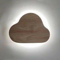 Applique murale en bois en forme de nuage Cloud